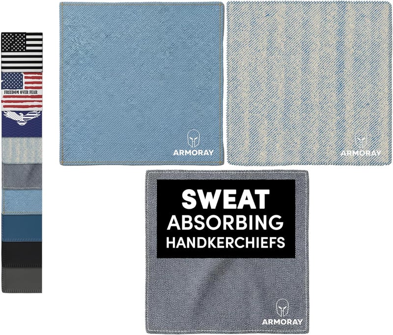 ARMORAY Sweat Absorbing Towel Handkerchief – Quick-Dry Microfiber Gym Towels for Face, Hands & Body – Workout Towel for Men, Sport Rag, Perfect for Tennis, Pickleball & Sauna Use by Women - Image 1